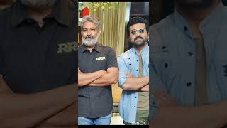 Rajamouli tho Ram Charan and NTR 🔥 please subscribe🙏 [upl. by Ollehto]