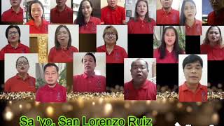 Himno Kay San Lorenzo Ruiz  HIMIG SAN LORENZO RUIZ CHOIR BAHRAIN  Virtual Recording [upl. by Alesram]