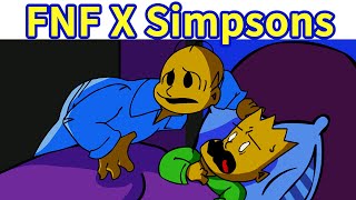 Friday Night Funkin X Simpsons Theres A Boogie Man In The House Bart VS Homer FNF ModHARD [upl. by Kasper29]