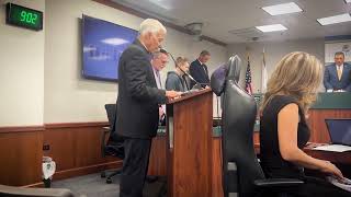 Father Orsi leads Collier County Commissioner Meeting in Prayer 07 23 24 [upl. by Asilak]