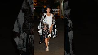 Ladies amp Gentlemen Rihanna’s Effortlessly Chic Night Out Look Featuring Bottega Veneta wow [upl. by Sirkin201]