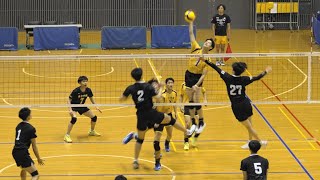 尾藤大輝 舛本颯真 駿台学園 vs 中央大学 第2セット 男子バレーボール 天皇杯2024 関東ブロックラウンド [upl. by Ellary]