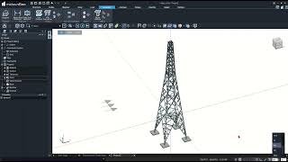 Modelling Analysis Design and Detailed Drawing generation of Transmission Tower  midas nGen [upl. by Imot]