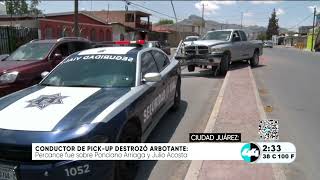 Conductor de Pick up destrozo arbotante [upl. by Ayoted908]