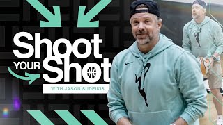 Jason Sudeikis is a HOOPER  Shoot Your Shot  New York Liberty [upl. by Ylime]