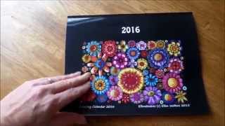 COLORING CALENDAR 2016 [upl. by Aiasi]