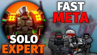 How to Solo Fast Beat Expert Mode  Tower Defense X [upl. by Amelus558]