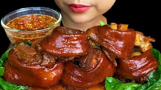 Braised Pork Leg  MUKBANG SOUNDS [upl. by Alled]