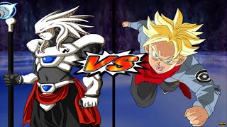 Xeno Trunks Vs Sealas Original Time Patroller Full Fight  Super Dragon Ball Heroes World Mission [upl. by Niarb]