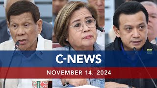 UNTV CNEWS  November 14 2024 [upl. by Dinny]