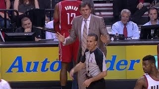 Mystery technical foul called on Dwight Howard in Game 4 [upl. by Audwen]