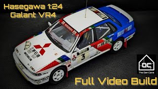 Hasegawa 124 Galant VR4  Full Video Build [upl. by Giark]