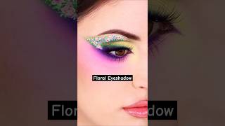 New Floral eyeshadow eyeshadow eyemakeup trending trendingshorts shorts shortsfeed fashion [upl. by Adilem]