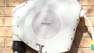 Hoselink Auto Rewind Hose Reel quotREVIEWquot [upl. by Salohci]