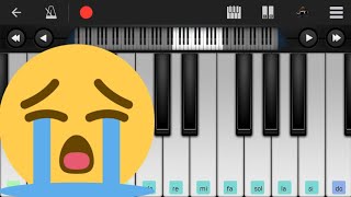 UNA MELODÍA MUY SIMPLE PERO MUY TRISTESAD PERFECT PIANO ANDROID [upl. by Nostets966]