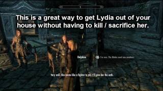 Skyrim Blades  Recruit Followers for Delphine amp Dragon Slaying [upl. by Lethia797]