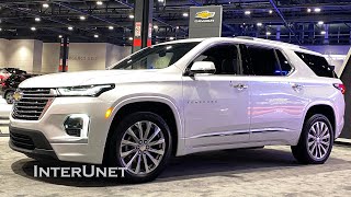 Premier AWD 2022 Chevrolet Traverse 3row Seater Luxury SUV [upl. by Avin]