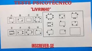 PASSE DE PRIMEIRA TESTE PSICOTÉCNICO DETRAN 20222023 RACIOCINIO LÓGICO QUESTÃO DO quotLIVRINHOquot [upl. by Kristy]