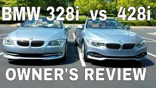 Compare my BMW 328i vs BMW 428i convertibles  Owners Review [upl. by Asselem]