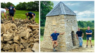 Worlds Finest Dove Hotel  Dry Stone Wall Building [upl. by Caspar628]