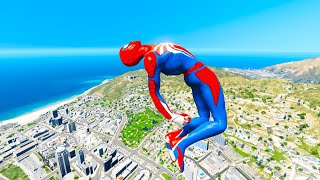 GTA 5 Epic Water Ragdolls Spiderman Vs Minions Hulk Squid Dolls Gorilla King Kong Part 16 [upl. by Anuahsat]