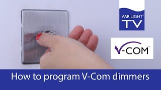 How to program Varilight VCom dimmers [upl. by Cosme]