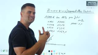 Zinseszinsexponentielles Wachstum  Mathe by Daniel Jung [upl. by Edrahs761]