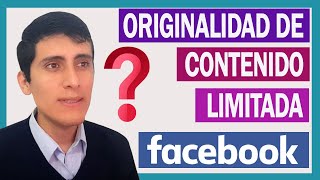 😱✅Originalidad de contenido limitada  SOLUCIÓN [upl. by Vassili]