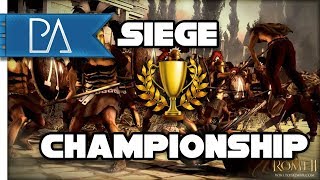 SUDDEN DEATH  Siege Tournament Finale 3  Total War ROME 2 [upl. by Latsyrc]