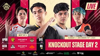 LIVE  DAY 2  M5 World Championship Knockout Stage  ENG [upl. by Nniuq929]