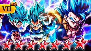 Dragon Ball Legends 5x ZENKAI BUFFED FUSING GOGETA BLUE TRANSCENDS DIMENSIONS [upl. by Ojadnama]