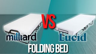 📌Milliard Folding Bed VS LUCID Folding Bed  Best Folding Beds [upl. by Kornher]