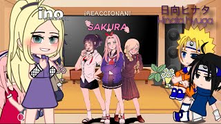 El equipo 7 Hinata y Ino reaccionan a Sakura Hinata y Ino 👑 AMAN3 AN3KO Part 2💜🌻🌸 Naruto [upl. by Innos]