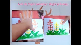 Finger Painting  Finger Printing  Grade 3 [upl. by Lisabeth]