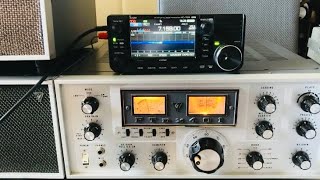 FTDX401 vs IC705 1972年頃7MHz SSBCWはこんな音で聴こえていました [upl. by Erminia31]