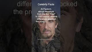 Al Pacino Abrupt Departure from quotGigliquot 2003 Celebrity Facts [upl. by Eeleak]