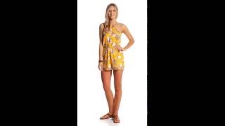 MINKPINK Spread Like Wildflowers Cover Up Romper  SwimOutletcom [upl. by Oregolac]