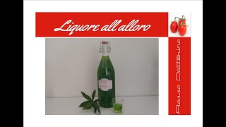 LIQUORE di ALLORO FATTO IN CASA Ricetta ALLORINO digestivo [upl. by Llabmik]