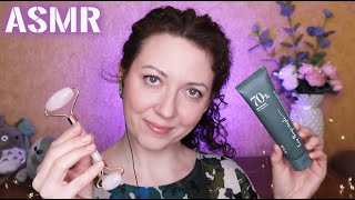 😴АСМР СПА для подругиСКРЕТЧИНГ И ТАППИНГ ASMR Friend Pampers You Skincare [upl. by Nylcsoj]