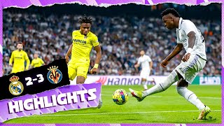 Real Madrid 23 Villarreal CF  HIGHLIGHTS  LaLiga 202223 [upl. by Adnoel]