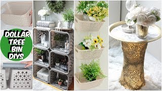 DOLLAR TREE ORGANIZING IDEAS DIY [upl. by Quillan]