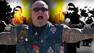 Biker Wars 2022  Pagans amp the Blue Wave Pagans with Latin Kings Outlaws with Black Street gang [upl. by Ecydnarb]