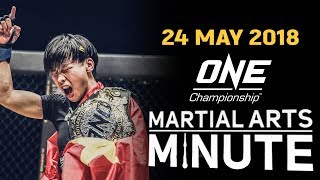 Martial Arts Minute  24 May 2018 [upl. by Ahtamat]