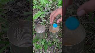 Survival skills  Forest survival skills from milk cansforest survival trap [upl. by Henleigh]