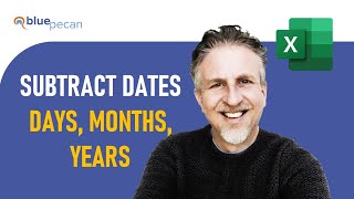 Subtract Dates In Excel  Subtract Years Months and Days [upl. by Andreana]