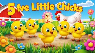 quot🐥 Sing Along The Adorable Five Little Chicks Song amp Fun Nursery Rhymes for Kids 🎶quot [upl. by Marder]