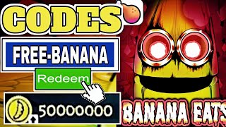 ❗NEW❗ BANANA EATS CODE  BANANA EATS CODE  ROBLOX BANANA EATS REDEEM CODE [upl. by Kroo]