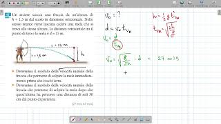 Problemi risolti sul moto parabolico  03 [upl. by Isabea]