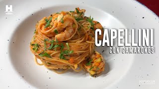 Capellini con Camarones [upl. by Annauqal]