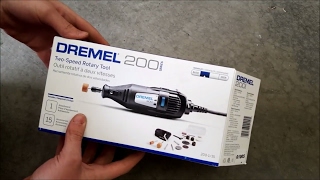 Dremel 200 Series UnBoxing Test and Review [upl. by Eustazio988]